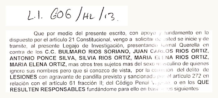 Fragmento del legajo 606/HL/13